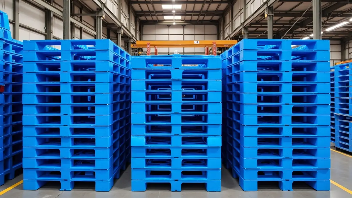 piles of plastic pallet